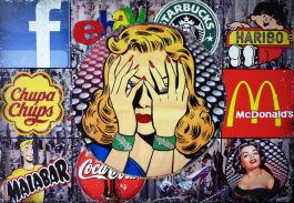 artiste peintre, tableau, rénovation, décoration, street art, Popart, homedesign, sculpture, œuvres, intérior, collector, women, love, pochoir, luxe, graphique, Instagram, collage, sandrinehayat, modernart, art, Gallery, gallerie, Painting, peinture, design, vernissage, customiser