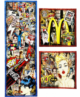 artiste peintre, tableau, rénovation, décoration, street art, Popart, homedesign, sculpture, œuvres, intérior, collector, women, love, pochoir, luxe, graphique, Instagram, collage, sandrinehayat, modernart, art, Gallery, gallerie, Painting, peinture, design, vernissage