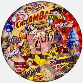 artiste peintre, tableau, rénovation, décoration, street art, Popart, homedesign, sculpture, œuvres, intérior, collector, women, love, pochoir, luxe, graphique, Instagram, collage, sandrinehayat, modernart, art, Gallery, gallerie, Painting, peinture, design, vernissage, customiser