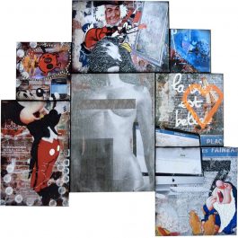 artiste peintre, tableau, rénovation, décoration, street art, Popart, homedesign, sculpture, œuvres, intérior, collector, women, love, pochoir, luxe, graphique, Instagram, collage, sandrinehayat, modernart, art, Gallery, gallerie, Painting, peinture, design, vernissage, customiser